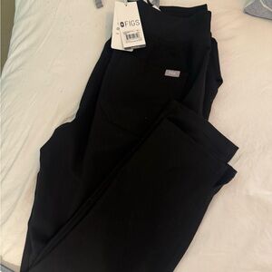 Figs Classic Black Scrub Pants